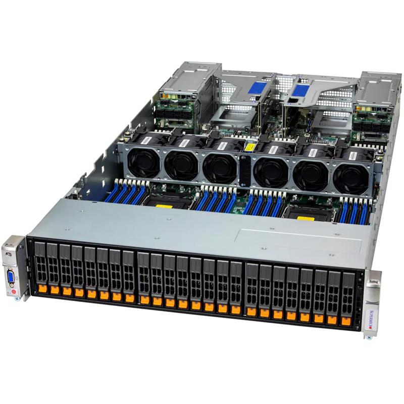 Supermicro SYS-242B-NR MP 2U Barebone Quad Intel Xeon 6700 Series Processors With P-cores (4-socket or 8-socket)