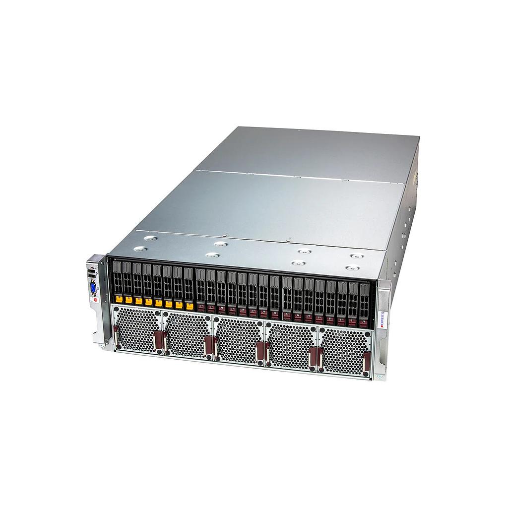 Supermicro AS-4145GH-TNMR GPU A+ 4U Barebone Powered by Quad AMD Instinct MI300A Accelerated Processing Units (APUs)