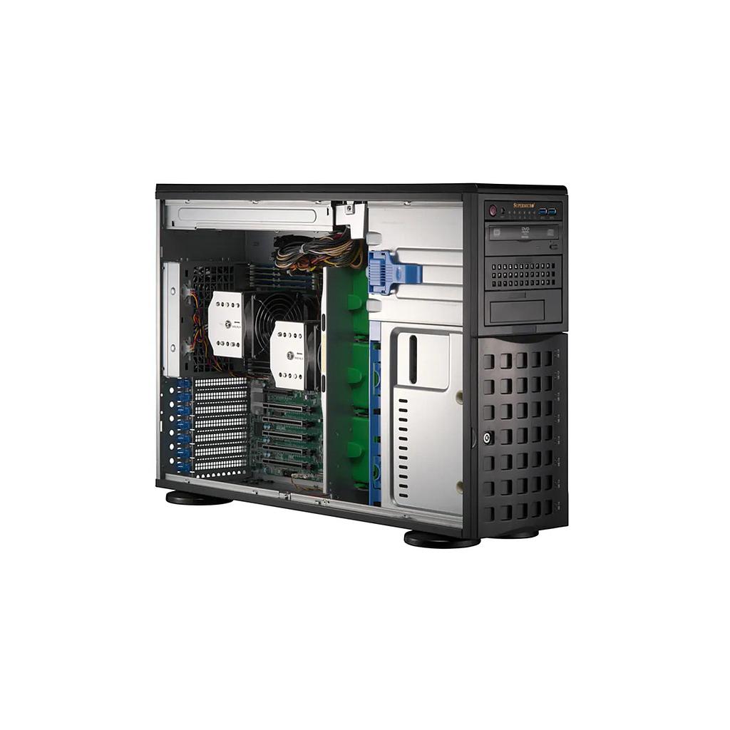 Supermicro SYS-741A-T Workstation DP 4U Tower Rackmount Dual Intel Xeon Scalable 4th and 5th Generation Processors