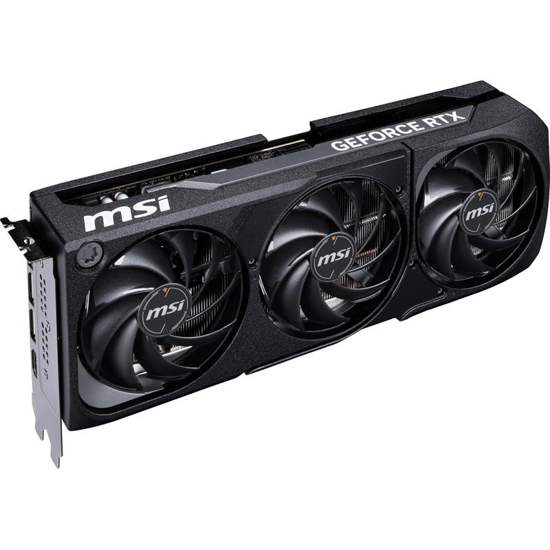 MSI GPU-NVRTX5070T-16M3-OC Graphic Card MSI GeForce RTX 5070 Ti 16G SHADOW 3X OC 16GB GDDR7 Memory PCI Express 5.0 x16 Quad Display
