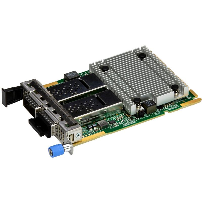 Supermicro AOC-A200G-B1CM 200Gb Ethernet Controller Card Advanced I/O Module (AIOM) Form Factor Single QSFP56 Connector PCIe 4.0 x16