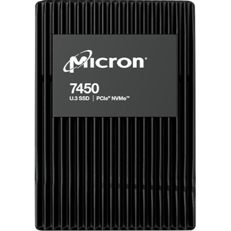 Micron HDS-MUN-MTFDKCB3T8TFR-15 Hard Drive 3.8TB NVMe PCIe x4 Lanes Generation 4.0 U.3 7mm 3D TLC NAND 1DWPD TCG Opal 7450 PRO Series