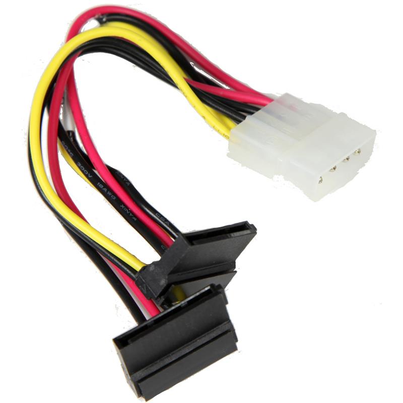 Supermicro CBL-0082L SATA Power Adapter Cable With 15-Pin SATA Power Connectors PB-Free 5.91in (15CM)
