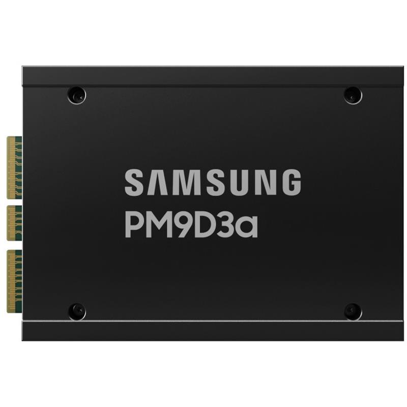 Samsung HDS-SUN-MZWL63T8HFLAW7 Hard Drive 3.84TB NVMe PCIe x4 Lanes Generation 5.0 U.2 7mm 3D TLC NAND 1DWPD SED PM9D3a Series