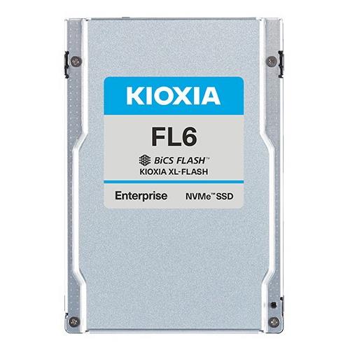 Kioxia HDS-TUN0-KFL6XHUL1T60 1.6TB NVMe Solid-State Drive PCIe x4 Lanes Generation 4.0 2.5-inch 15mm XL-FLASH 60DWPD SIE Dual-port FL6 Series