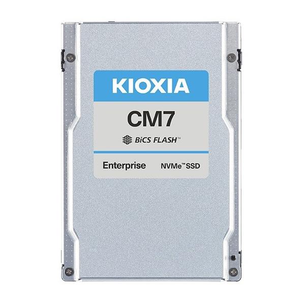 Kioxia HDS-TUN-KCMYDRUG7T68 Hard Drive 7.68TB NVMe PCIe x4 Lanes Generation 5.0 2.5-inch 15mm BiCS FLASH TLC 1DWPD SED CM7-R Series