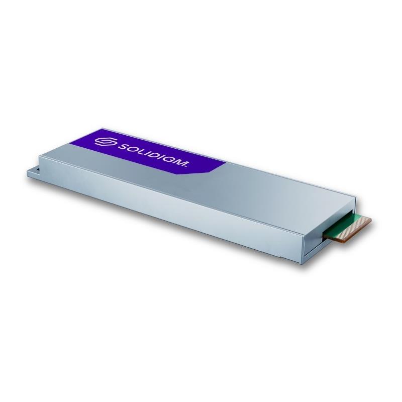 Solidigm HDS-IEN-SSDPFUKX076T1O-S 7.68TB NVMe Solid-State Drive PCIe x4 Lanes Generation 4.0 E1.S 9.5mm 144L TLC 3D NAND 2DWPD OPAL Encrypted D7 P5520 Series