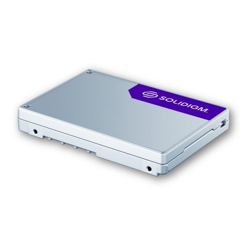 Solidigm HDS-IUN-KX076T1O-S-II001 7.68TB NVMe Solid-State Drive PCIe x4 Lanes Generation 4.0 U.2 15mm 144L TLC 3D NAND 2DWPD OPAL Encrypted D7-P5520 Series