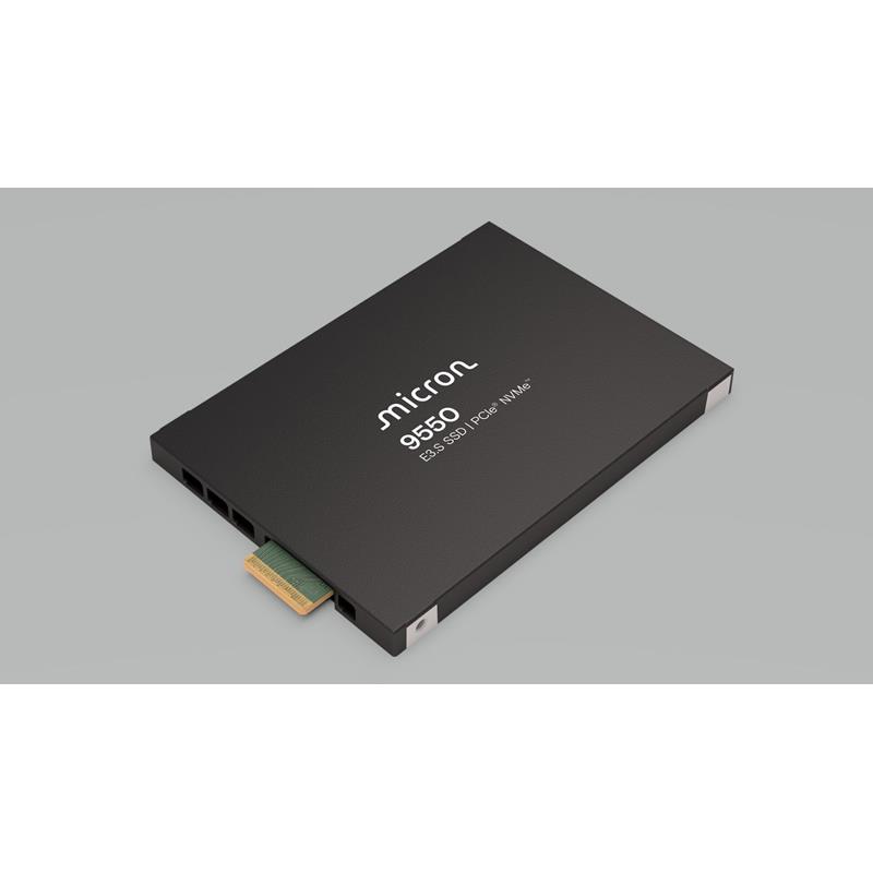 Micron HDS-M3N-MTFDLBQ15T3THA15 15.36TB NVMe Solid-State Drive PCIe x4 Lanes Generation 5.0 E3.S 7.5mm 3D TLC NAND 1DWPD OPAL Encrypted 9550 PRO Series