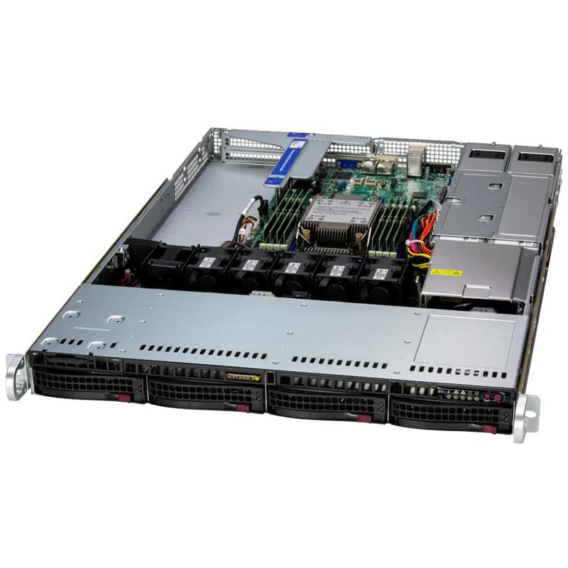 Ready to Ship - Supermicro SYS-512B-WR-G1 1U WIO Server Powered By One Intel Xeon 6505P Processor