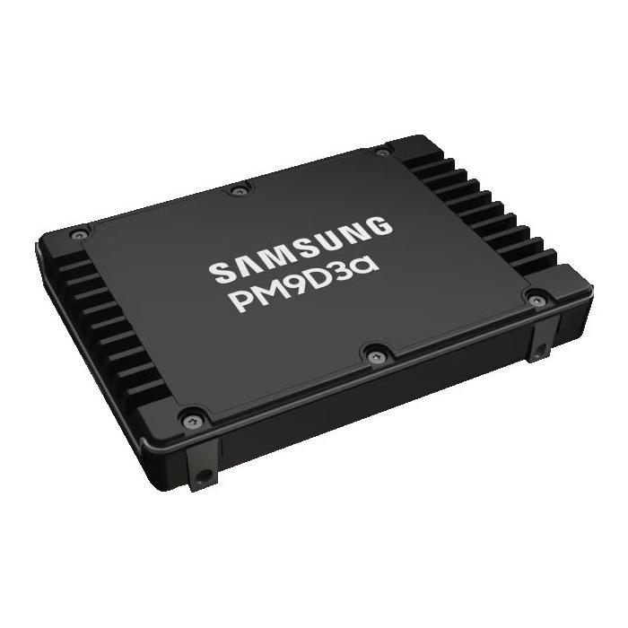 Samsung MZWL63T8HFLT-00AW7 Hard Drive 3.84TB NVMe PCIe x4 Lanes Generation 5.0 U.2 15mm V-NAND TLC 1DWPD SED TCG Enterprise PM9D3a Series