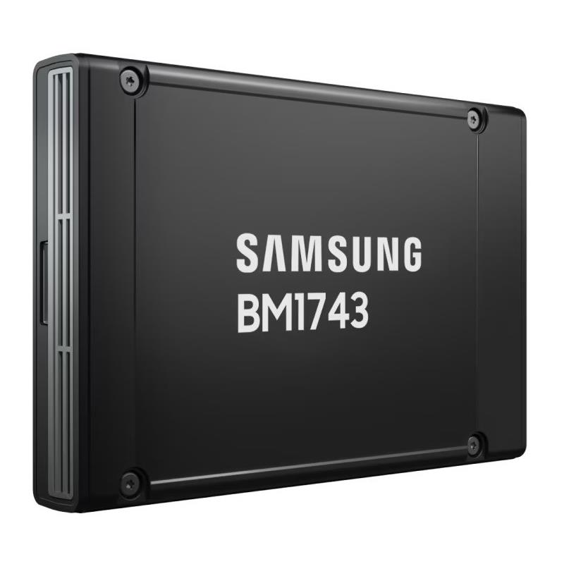Samsung MZWMO30THCLF-00AW7 30.7TB NVMe Solid-State Drive PCIe x4 Lanes Generation 5.0 U.2 15mm QLC NAND 0.3DWPD BM1743 Series