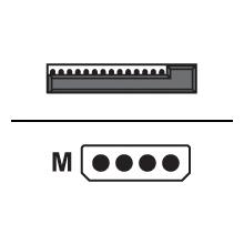 Supermicro CBL-0080L SATA Power Adapter Cable With 15-Pin SATA Power Connectors PB-Free 5.90in (15CM)