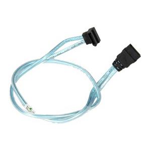 Supermicro CBL-0226L SATA Round S-RA Cable With Straight To Right Angle SATA Connectors 16.93in (43CM)