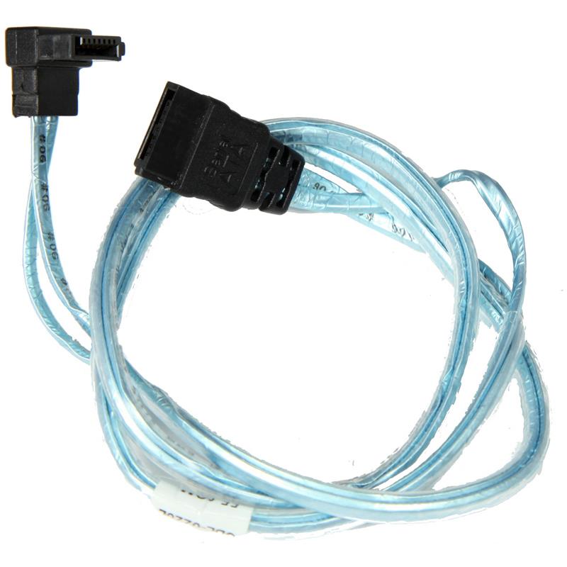 Supermicro CBL-0228L SATA Round Cable With Straight To Right Angle SATA Connectors 21.65in (55CM)