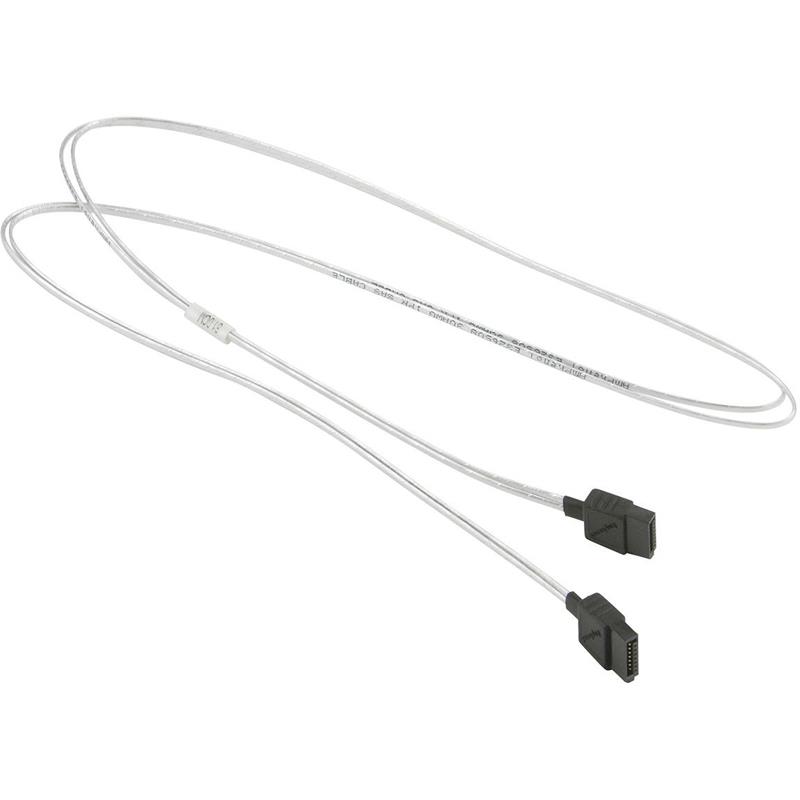 Supermicro CBL‑0481L SATA Data Cable With Straight To Straight Connector 31.9in (81CM)