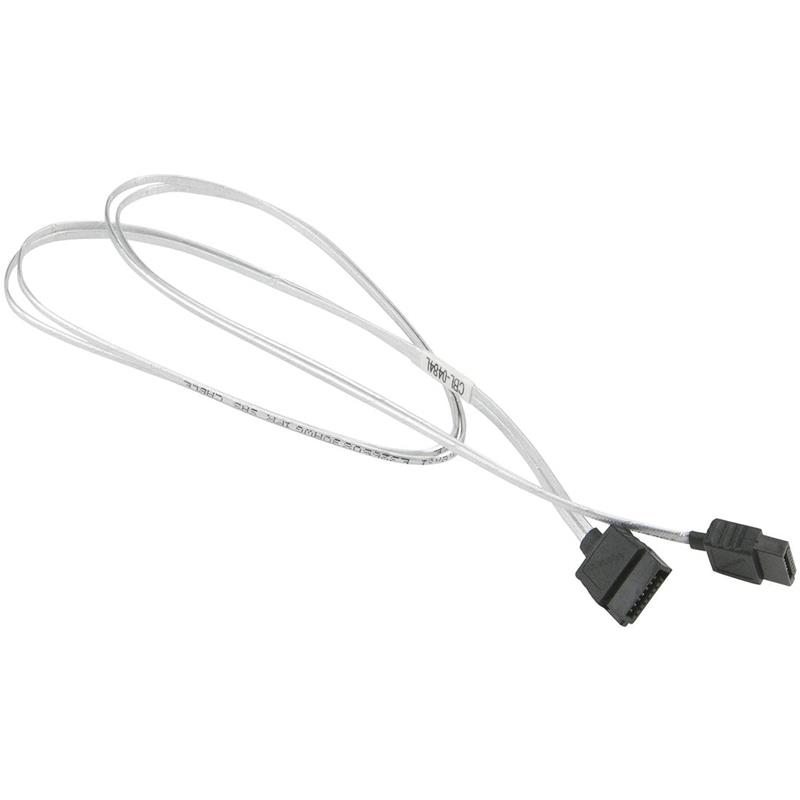 Supermicro CBL‑0484L SATA Data Cable With Straight To Straight Connector 21.65in (55CM)