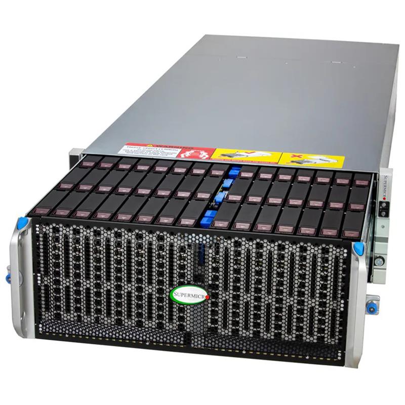 Supermicro SSG-542B-E1CR60 4U Storage Barebone Single Intel Xeon 6700/6500 Series Processors With P-cores or 6700 Series Processors With E-cores