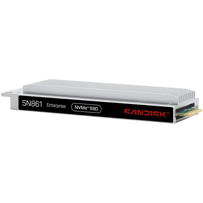 SanDisk SDS6BA138OKP8X7 Hard Drive 3.84TB NVMe SSD PCIe x4 Lanes Generation 5.0 E1.S 15mm TLC NAND Flash 1DWPD TCG Opal SN861 Series