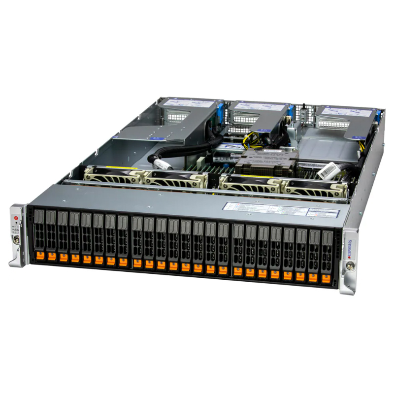 Ready to Ship - Supermicro AS-2115HS-TNR-01-G2 2U Hyper A+ Server Powered By One AMD EPYC 9655P Processor