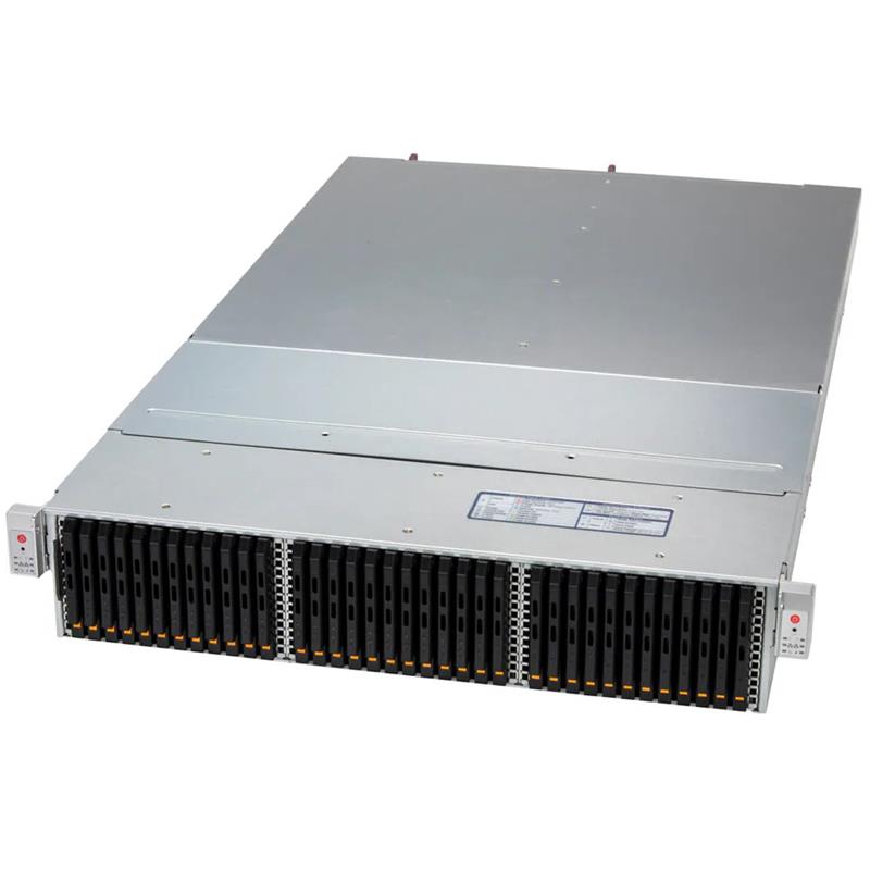 Supermicro SSG-229J-5BE36JBF 2U Rackmount With Two hot-pluggable Systems (Nodes) 2x 2000W Power Supplies