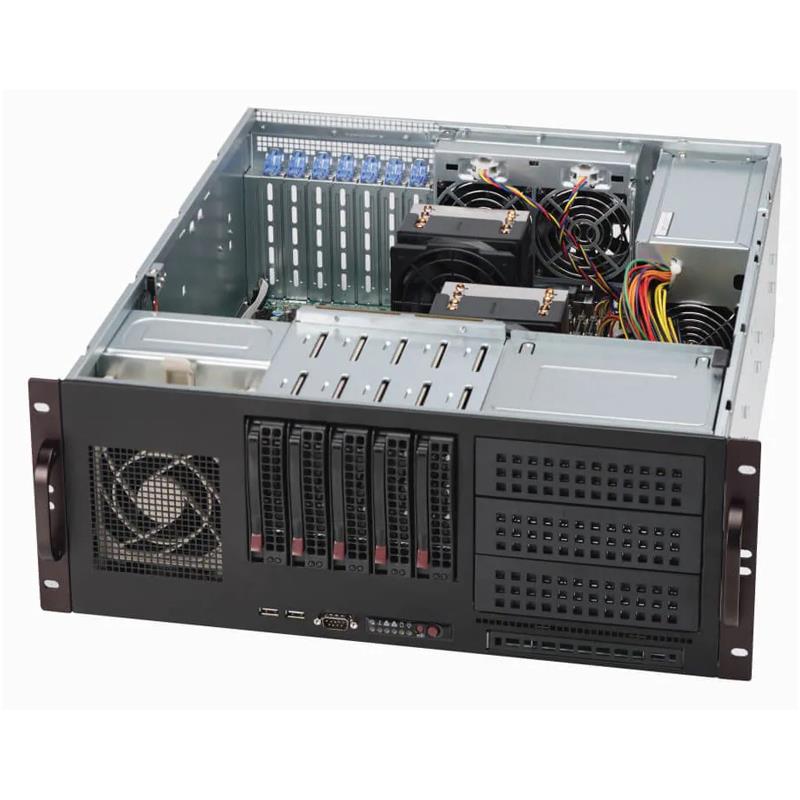 Supermicro CSE-842TQC-1K26B 4U Rackmount Server Chassis 1200W Power Supply