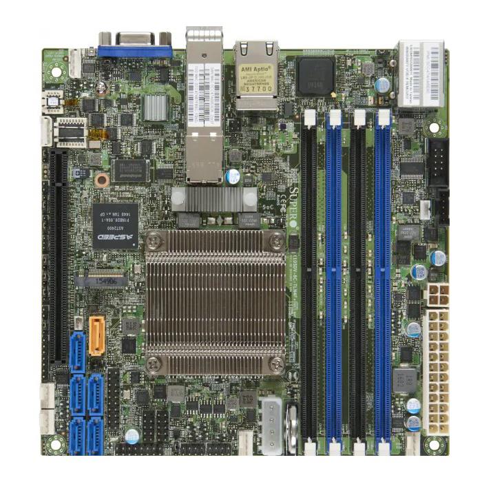 Supermicro X10SDV-12C-TLN4F+-B Motherboard Mini-ITX Embedded Intel Xeon D-1557 Processor