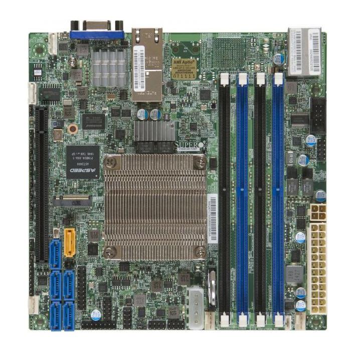 Supermicro X10SDV-2C-TLN2F-B Motherboard Mini-ITX Embedded Intel Pentium D1508 Processor