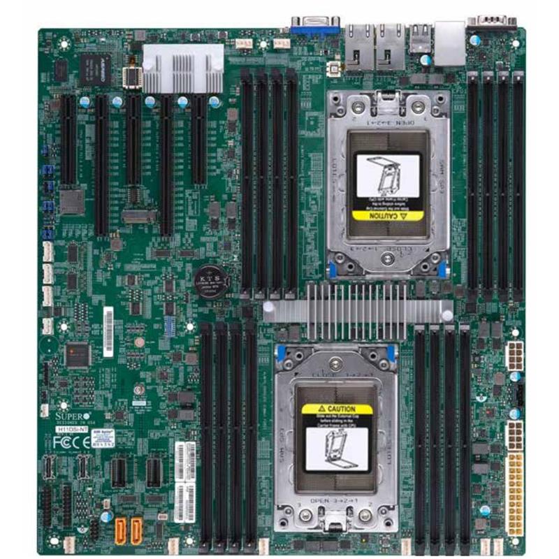Supermicro H11DSI-NT-B Motherboard E-ATX Dual Socket (SP3) AMD EPYC 7001/7002 Series Processors