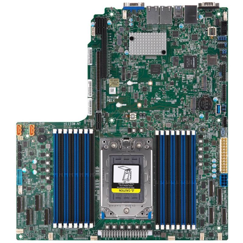 Supermicro H11SSW-NT-B Motherboard Proprietary Single Socket (SP3) AMD EPYC 7001/7002 Series Processors