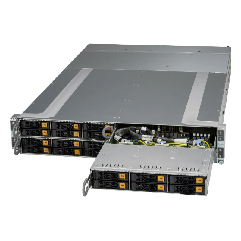Ready to Ship - Supermicro AS-2115GT-HNTR-01-G2 GrandTwin A+ Server Powered By Four AMD EPYC 9534 Processors Per Node