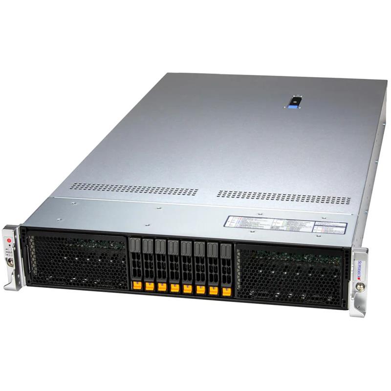 Supermicro SYS-212HA-TN Hyper SuperServer 2U Barebone Single Intel Xeon 6900 Series Processors With P-cores