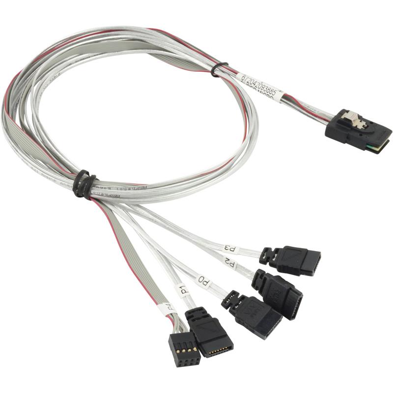 Supermicro CBL-0237L-01 MiniSAS to 4x SATA Cable 70/70cm