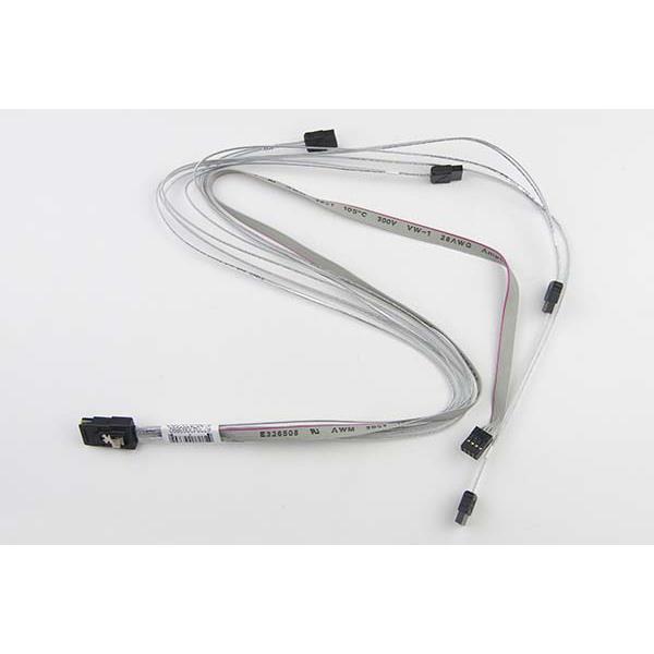 Supermicro CBL-0343L-01 iPass to 4 SATA 29.9/26/21.3/17.7in