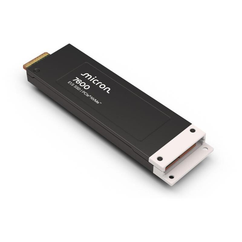 Micron MTFDLBT7T6THG-1BP1DFCYY 7.68TB NVMe SSD PCIe x4 Lanes Generation 5.0 E1.S 9.5mm Micron G9 TLC NAND 1DWPD OPAL Encrypted 7600 PRO Series