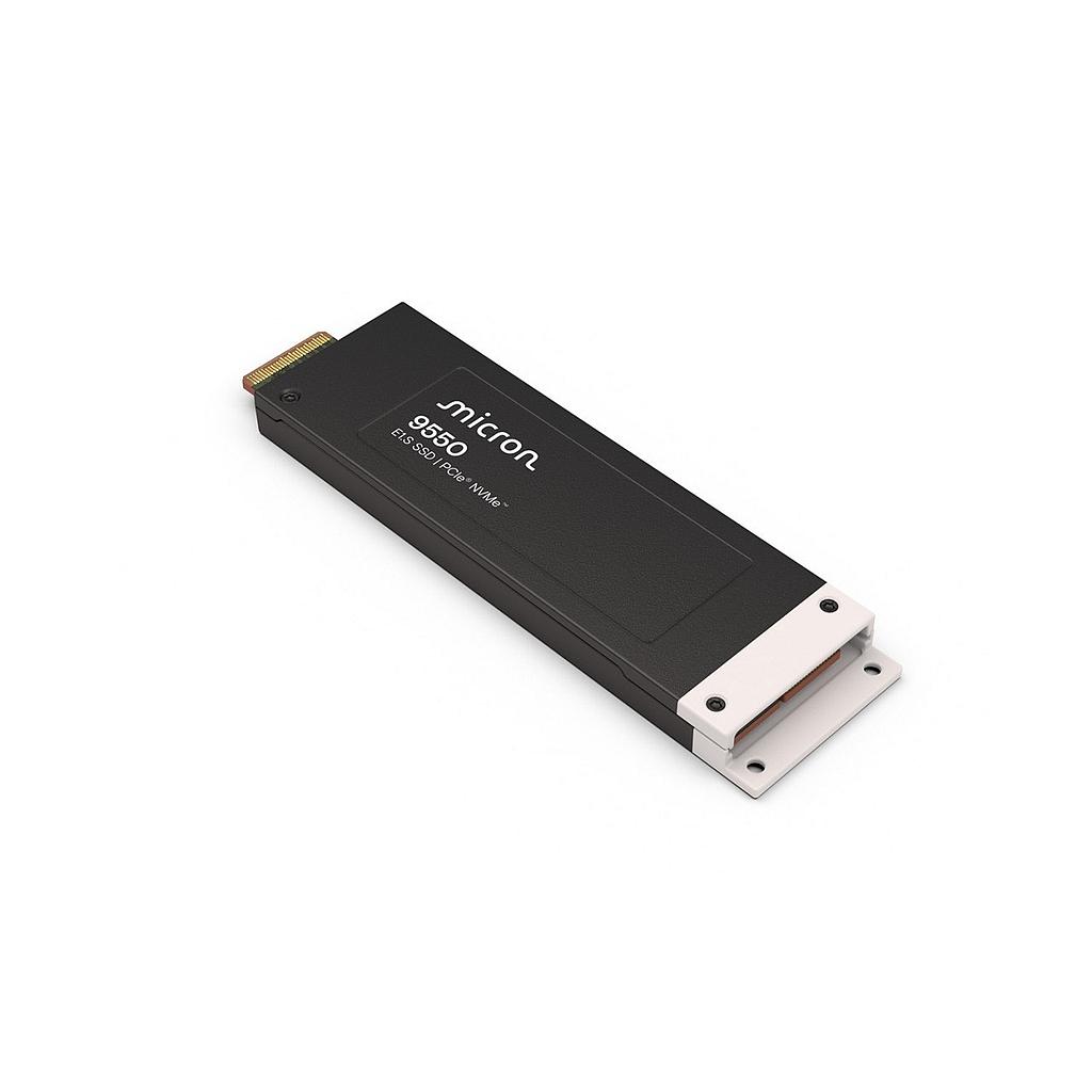 Micron MTFDLCE3T8THA-1BK1DABYY 3.84TB NVMe SSD PCIe x4 Lanes Generation 5.0 E1.S 15mm 3D TLC 1DWPD OPAL Encrypted 9550 PRO Series