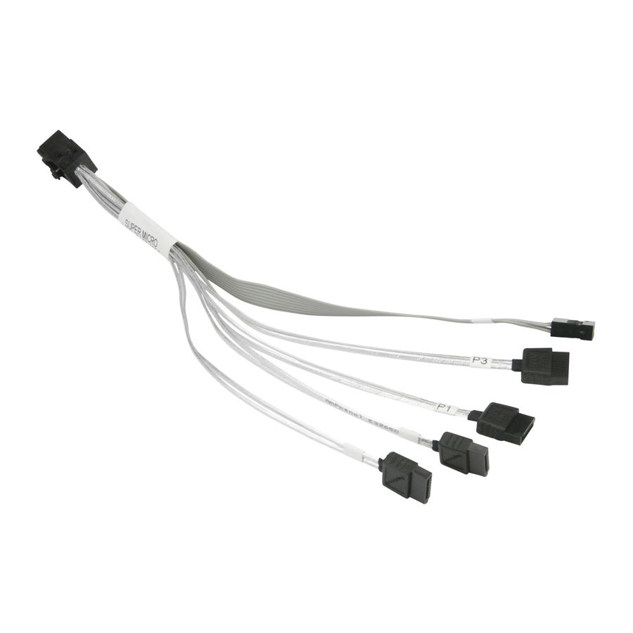 Supermicro CBL-SAST-0664 Internal Mini-SAS HD to 4 SATA