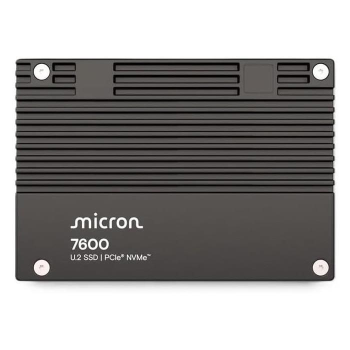 Micron MTFDLAL1T9THG-1BP1DFCYY 1.92TB NVMe Solid-State Drive PCIe x4 Lanes Generation 5.0 U.2 15mm 3D TLC 1DWPD TCG Opal 7600 PRO Series