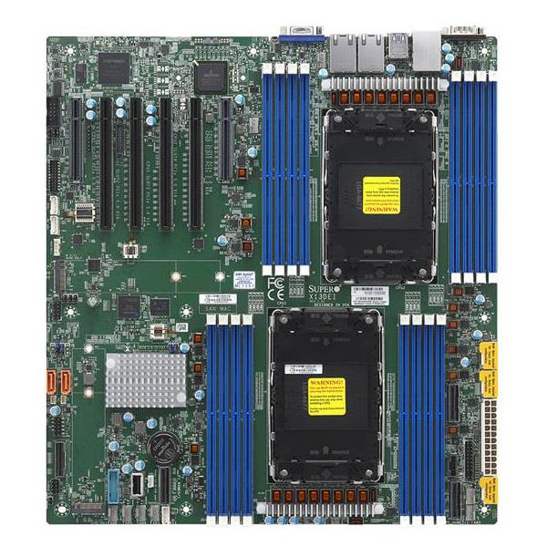Supermicro X13DEI-B Motherboard EATX Dual Socket LGA-4677 (Socket E) Intel Xeon Scalable 4th and 5th Generation Processors - Bulk