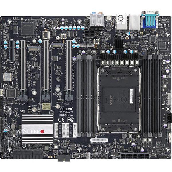 Supermicro X13SRA-TF-B Motherboard CEB Single Socket LGA-4677 (Socket E) Intel Xeon W-3400 Series and Xeon W-2400 Series Processors - Bulk