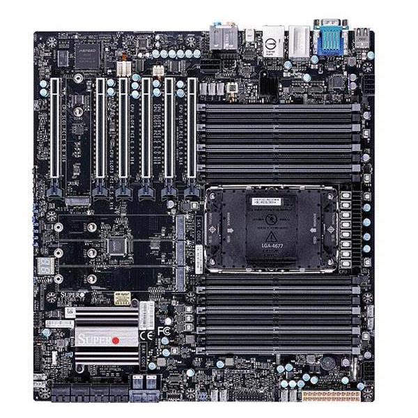 Supermicro X13SWA-TF-B Motherboard E-ATX Single Socket LGA-4677 (Socket E) Intel Xeon W-3400 and Xeon W-2400 Series Processors - Bulk