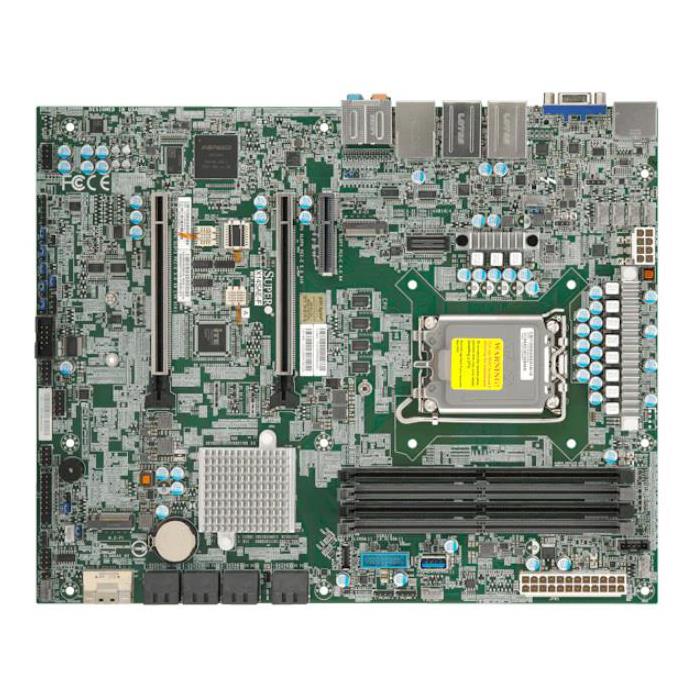 Supermicro X14SAE-F-B Motherboard ATX Single Socket V1 (LGA-1851) Intel Core Ultra 9/7/5 Processors - Bulk