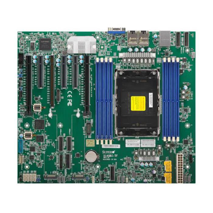 Supermicro X14SBI-TF-B Motherboard ATX Single Socket E2 (LGA-4710) Intel Xeon 6700/6500 Series Processors With P-Cores Or 6700 Series Processors With E-Cores - Bulk