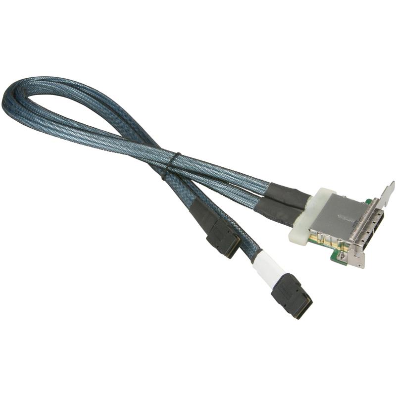 Supermicro CBL-0168L-LP 23.6in/24in 2-port external iPass