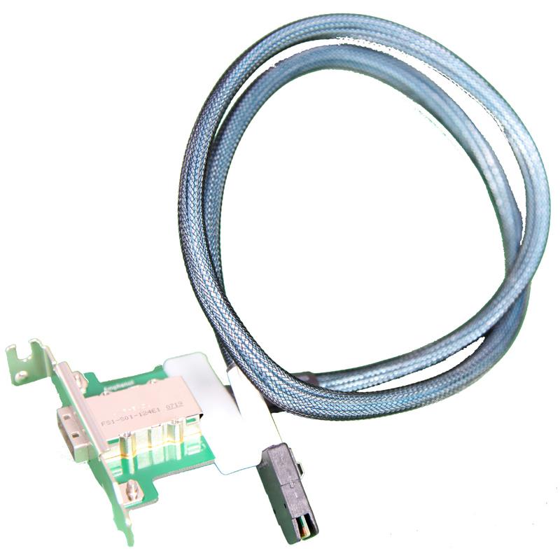 Supermicro CBL‑0351L‑LP SAS Network Cable With 826EL1 BP 1‑Port Connector 33.46in