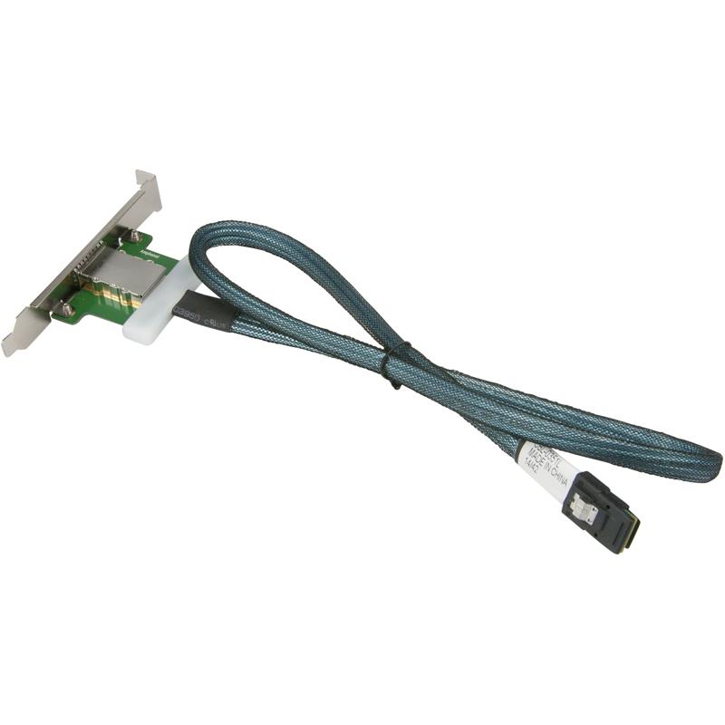 Supermicro CBL-0351L MiniSAS Cable Internal to 1 External Port 2.78ft (85CM)