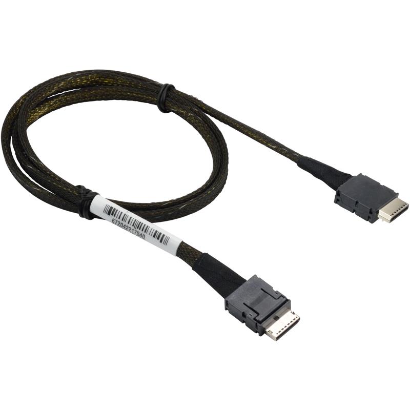 Cavo Supermicro CBL-SAST-1103 1m: SFF-8654 (LE) A 2x OCuLink SFF-8611 - Ricondizionato