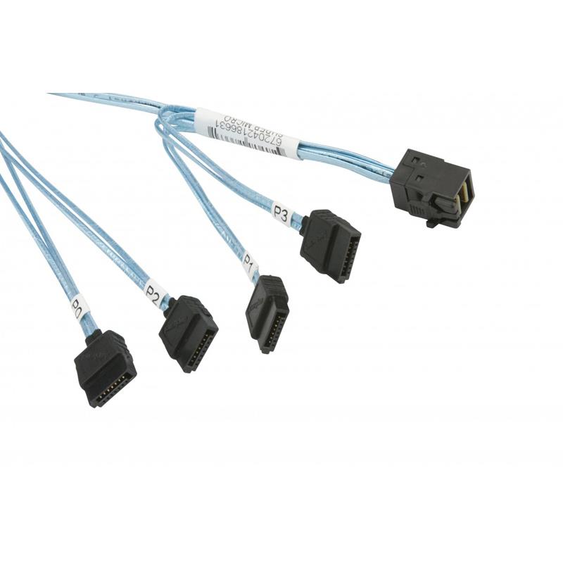 Supermicro CBL-SAST-0703 Internal mini-SAS to SATA Straight