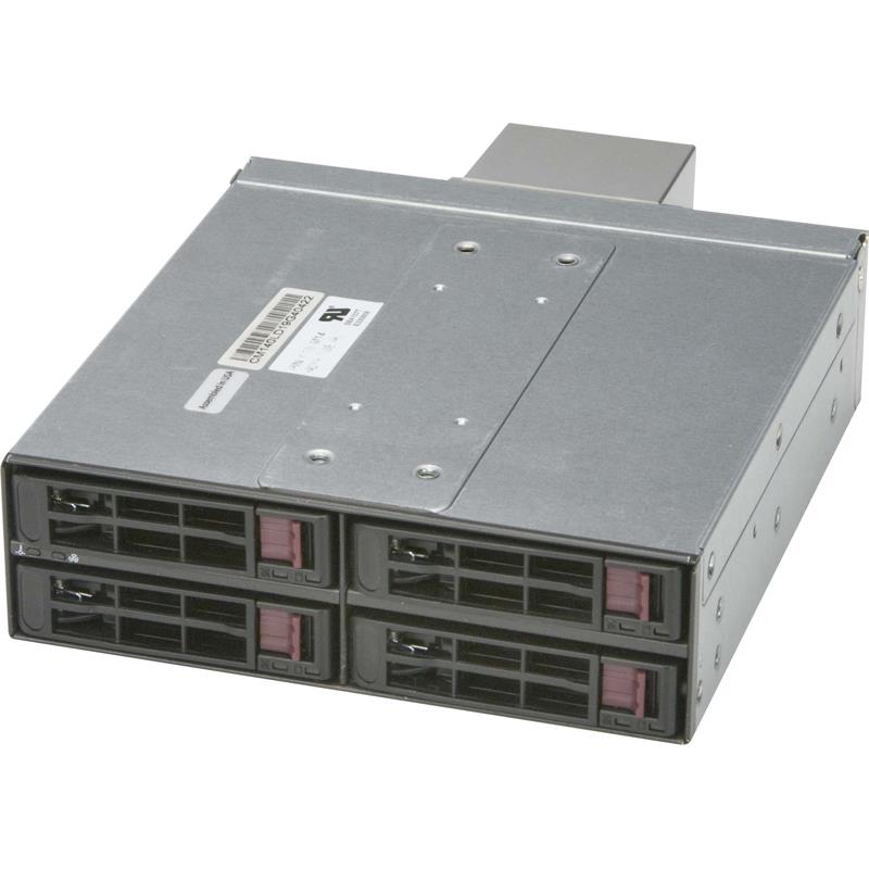 Supermicro CSE-M14TQC Mobile Rack Hot-swappable Supports 4x 2.5in SAS3/SATA3 HDDs