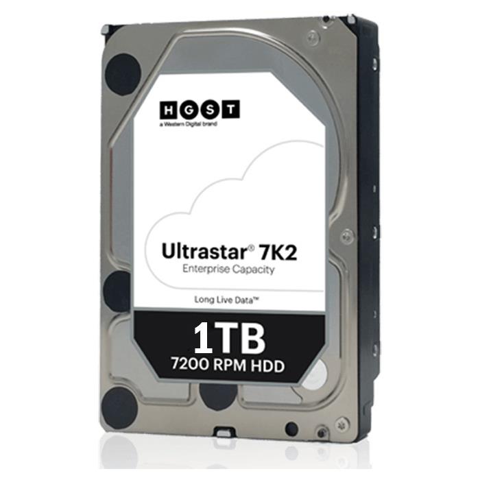 HGST HUS722T1TALA604 Hard Drive 1TB SATA III 6 Gb/s 7200RPM 3.5in,128MB Buffer, 512n (Rainier) - Model 1W10001 - Ultrastar 7K2 Series